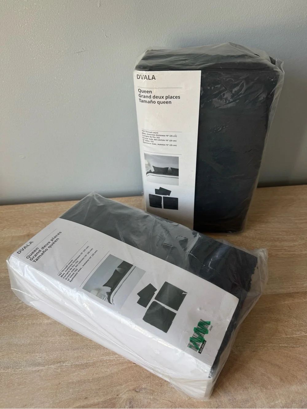 IKEA DVALA Bedding Set - Black